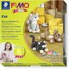 Bild von STAEDTLER FIMO kids 8034 ofenhärtende Modelliermasse Set "Cat" mit 4 Blöcken je 42g