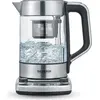 Bild von Severin Tea Maker, Wasserkocher mit Temperatureinstellung und Quick-Boil-Funktion, Glas, bis zu 1,7L Wasser oder 1L Tee, Edelstahl/schwarz, WK 3422