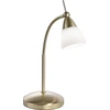 Bild von Paul Neuhaus LED Tischleuchte PINO 3 Stufen Touchdimmer Flexarm weiss Glas Klassiker messing Wohnbereich, z.B. Wohnzimmer, Schlafzimmer, Esszimmer, Flur