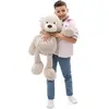 Bild von NICI Kuscheltier Bär Finni 70cm - grau - Weiches Plüschtier   niedliches Stofftier zum Kuscheln & Spielen   tolle Geschenkidee für Kinder & Erwachsene | 62325