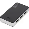 Bild von Digitus USB 3.0 Hub, 4-Port schwarz, USB 3.2 Gen 1 (3.1 Gen 1) Type-A, 5000 Mbit/s, Schwarz, Silber, China, 5 V, Windows 7 Home Premium, Windows Vista Home Premium, Windows XP Home