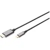 Bild von Digitus USB-C - HDMI Video-Adapterkabel, UHD 4K / 30 Hz, 1,8 m, USB Typ-C, HDMI Typ A (Standard), Stecker, Stecker, Gerade