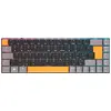 Bild von CHERRY MX-LP 2.1 Compact Wireless, Kabellos, RF Wireless + Bluetooth, Mechanischer Switch, AZERTY, RGB-LED, Schwarz