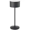 Bild von Akku-Tischleuchte Veluna 245mm nachtschwarz 1W FlexMood 2200K/2700K IP44 120/115lm Ra80 USB-C
