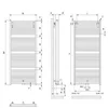 Bild von Kermi Duett BH 1492x74x934mm