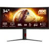 Bild von AOC G4 CU34G4, 86,4 cm (34"), 3440 x 1440 Pixel, Wide Quad HD, LED, 1 ms, Schwarz, Rot