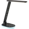 Bild von LED-Schreibtischlampe - H 54 cm - Schwarz - Kunststoff - dimmbar - mit RGB-Farbwechsel