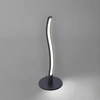 Bild von JUST LIGHT LED Tischleuchte WAVE schwarz warmweißes Licht, Schnurschalter, Nachttisch Welle schwarz Wohbereich, z.B. Wohnzimmer, Esszimmer, Schalfzimmer, Flur 15128-18