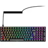 Bild von Sharkoon SGK50 S2 bk Gateron Yellow DE, Tenkeyless (80 - 87 %), Verkabelt & Kabellos, RF Wireless, Mechanischer Switch, QWERTZ, LED