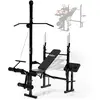 Bild von Physionics Physionics - Multifunktions-Halterungsbank - Trainingsbank - Kraftstation - Trainingsstation - Hanteln - Hantelset - Verstellbar