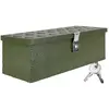 Bild von Deichselbox Grün Werkzeugkasten Truckbox Alu Box Anhänger Kiste mit Deckel Abschließbar Alubox Transportbox Werkzeugbox Aluminium Aufbewahrungsbox D025 trucky
