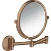 Bild von hansgrohe Rasierspiegel Axor Uni. Circular Wandmontage, brushed red gold
