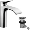 Bild von hansgrohe Waschtisch-Einhebelmischer 110 Vivenis CoolSt mit Zugstangen-Ablaufgarnitur, chrom