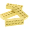 Bild von 4x Lego Bau Stein 2x6x1 beige Basic Steine 79003 4143256 44237 2456