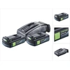 Bild von Festool Energie Set 2x BP 18 Li 3,0 C Akku 18 V 3,0 Ah / 3000 mAh Li-Ion ( 2x 577658 ) + TCL 6 Ladegerät ( 201135 )