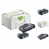 Bild von Festool Energie Set 1x BP 18 Li 3,0 C Akku 18 V 3,0 Ah / 3000 mAh Li-Ion ( 577658 ) + TCL 6 Ladegerät ( 201135 ) + Systainer