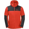 Bild von Regenjacke Jack Wolfskin Jasper Ins Rot M