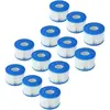 Bild von vhbw 12x Filterkartusche Typ S1 Ersatz für Intex S1, 29011 für Pool - Ersatzfilter Blau Weiß