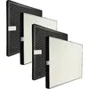 Bild von vhbw 4-teiliges Filter-Set kompatibel mit Philips AC1214, AC1215, AC1217, AC1217i, AC2729, AC1214/10 Luftreiniger - HEPA-Filter, Aktivkohlefilter
