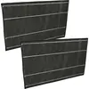 Bild von vhbw 2x Aktivkohlefilter kompatibel mit Sharp KC- A50EUW Luftreiniger - Luftfilter Schwarz