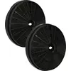 Bild von vhbw 2x Aktivkohlefilter kompatibel mit Whirlpool AKR 813 IX 857881301000 Dunstabzugshaube - 20 cm