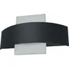 Bild von OSRAM ENDURA Style Shield Square LED-Außenleuchte mit Lichtaustritt oben und unten in Dunkelgrau aus Aluminium, IP44-Schutz, für Fassaden-/Eingänge