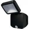 Bild von OSRAM Außenleuchte, Battery LED Spotlight, Schwarz, 4W, 4000K, IP54, Bewegungs- und Lichtsensor, batteriebetrieben, einfache Montage, 260 lm