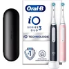Bild von Oral-B iO 6, Erwachsener, Rotierende Zahnbürste, Tägliche Pflege, Zahnfleischpflege, Sensibel, Whitening, Schwarz, Pink, 2 min, Rund