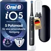 Bild von Oral-B iO Series 5, Erwachsener, Vibrierende Zahnbürste, Tägliche Pflege, Intensiv, Sensibel, Super sensitive, Whitening, Schwarz, 2 min, Schwarz