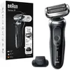 Bild von Braun Series 7 71-N1200s, Folienschaber, Edelstahl, Tasten, LED, Ladend, Leistung, Wechselstrom/Batterie