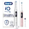 Bild von Oral-B iO Elektrische Zahnbürsten, Weiß und Rosa, 6 Stück Doppelpack