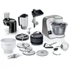 Bild von Bosch MUM5XL74, 3,9 l, Weiß, 1,1 m, 4 Disks, LED, Edelstahl