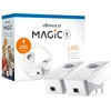 Bild von Devolo Magic 1 LAN, 1200 Mbit/s, IEEE 802.1p, IEEE 802.3, IEEE 802.3ab, IEEE 802.3az, IEEE 802.3u, IEEE 802.3x, Gigabit Ethernet, 10,100,1000 Mbit/s, 10BASE-T, 100BASE-TX, 1000BASE-T, 64-QAM, 256-QAM, 1024-QAM, 4096-QAM, BPSK, OFDM, QPSK