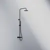 Bild von Steinberg Serie 100 Brauseset 1002721S mit Aufputz-Thermostatarmatur, Regen-/Handbrause, Matt Black