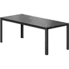 Bild von Outsunny Gartentisch Beistelltich Esstisch Garten WPC Tisch Gartenmöbel Alu 72cm