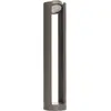 Bild von Lucande LED-Pollerleuchte Dylen, grau, Metall, 80 cm, IP65