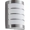 Bild von Lindby Außenwandleuchte Noyan, 22 cm, Edelstahl, IP44, E27