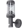 Bild von Lindby Außenwandlampe Djori, Sensor, anthrazit, Edelstahl