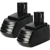 Bild von vhbw 2x Akku kompatibel mit Hilti SFL 12/15 Flashlight, SID 121-A, SF121-A Werkzeug (3000 mAh, NiMH, 12 V)