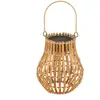 Bild von Lindby LED-Solar-Terrassenleuchte Amaria, Bambus, Ø 18 cm