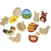 Bild von EDUPLAY 210-054 Holzfiguren Ostern, natur, 12-teilig (1 Set)