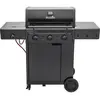Bild von Char-Broil Gasgrill 3+1 Brenner, 7,9 kW, Gusseisen Grill, Schwarz - Essential 3G