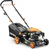 Bild von FUXTEC Benzin Rasenmäher FX-RM4346ECO - 146ccm | 43cm | 3,5PS Motormäher | 40L Fangkorb| 25kg | 4-Takt | Heckauswurf |800ml Tankinhalt |bis 400m²