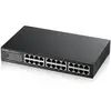 Bild von Zyxel GS1100-24E, Unmanaged, Gigabit Ethernet (10/100/1000), Rack-Einbau, Wandmontage
