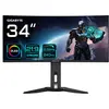 Bild von GIGABYTE MO34WQC2 34" OLED WQHD Curved Gaming-Monitor, 86,4 cm (34"), 3440 x 1440 Pixel, Wide Quad HD, OLED, 0,03 ms, Schwarz