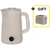 Bild von CHiATO heatPLAY Groove Elektrischer Wasserkocher, 1,7 L - Heller Sand