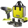 Bild von RYOBI 18 V ONE+ Akku-Schlagbohrschrauber R18PD2-242S mit 2-Gang-Getriebe und 40