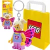 Bild von Lego Led Flashlight Keyring: Girl With A Butterfly + Gift Bag