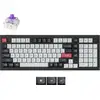 Bild von Keychron Q5 HE QMK/VIA Kabellose Mechanische Tastatur, QWERTY US, RGB LED, Gateron Double-Rail Magnetic Nebula Switch Q5H-M1