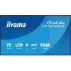 Bild von iiyama LH7575UHS-B2AG, Digital Signage Flachbildschirm, 190,5 cm (75"), LCD, 3840 x 2160 Pixel, WLAN, 24/7